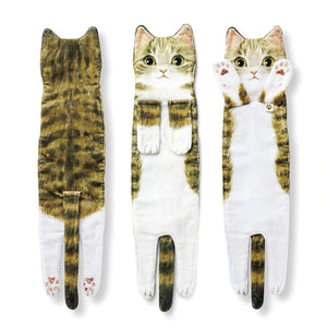 Cat-shaped Hand Towel