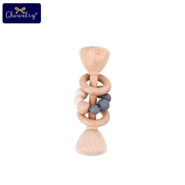 Personalised Wooden Rattle