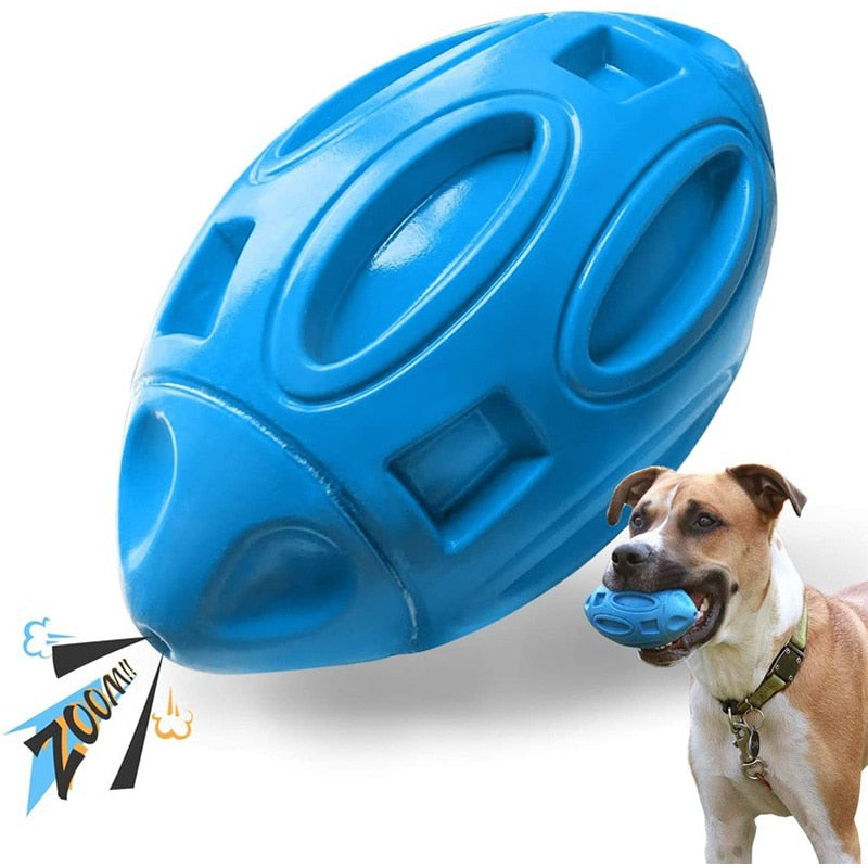 Squeaky Dog Toys for Aggressive Chewers Rubber Puppy Chew Ball  Almost Indestructible and Durable Pet Toy Dog Ball Toy freeshipping - FirstSightStore